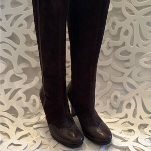 Elegant Brown Knee-High Women's Boots